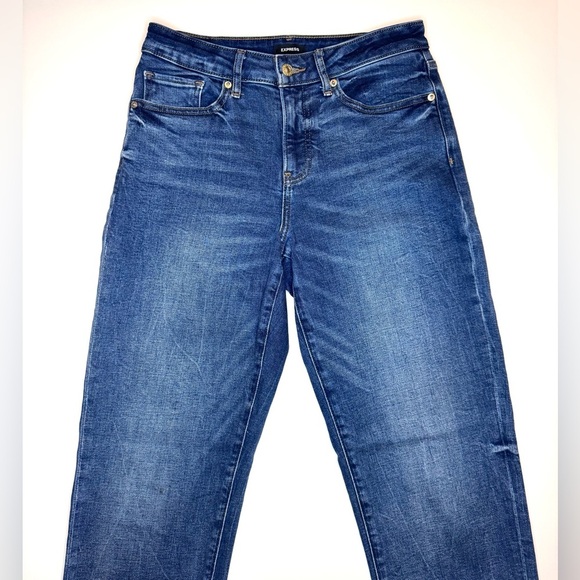 Express Women’s Boyfriend Mid Rise Jeans Size- 4 Regular - Picture 2 of 9